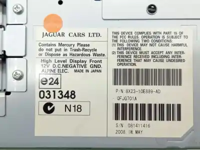 Автозапчасти б/у многофункциональный дисплей за jaguar xf i (x250) 2.7 d ссылки oem iam  qfjg701a 8x2310e889ad