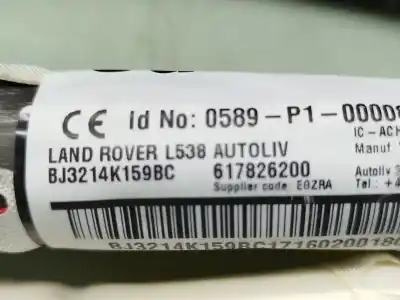 Автозапчасти б/у комплект подушки безопасности за land rover range rover evoque (l538) 2.0 d 4x4 ссылки oem iam   
