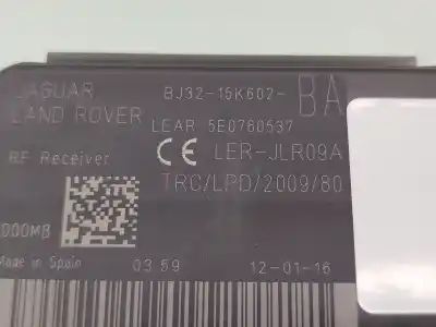 Автозапчастина б/у електронний модуль для land rover range rover evoque (l538) 2.0 d 4x4 посилання на oem iam bj3215k602ba 5e0760537 