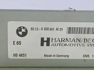 Pezzo di ricambio per auto di seconda mano modulo elettronico per bmw 5 (e60) 530 xi riferimenti oem iam   65126920461