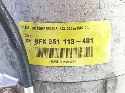 Second-hand car spare part air conditioning compressor for ford focus ii (da_, hcp, dp) 1.8 tdci oem iam references 1870517 51-0391 8fk351113481