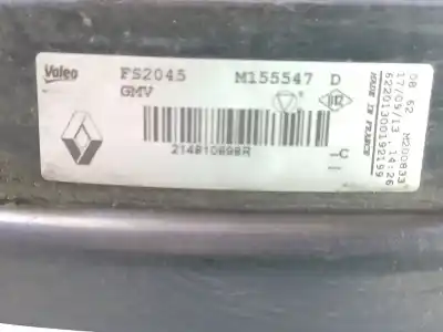 Pezzo di ricambio per auto di seconda mano elettroventola per renault scénic iii (jz0/1_) 1.2 tce riferimenti oem iam 214810898r  
