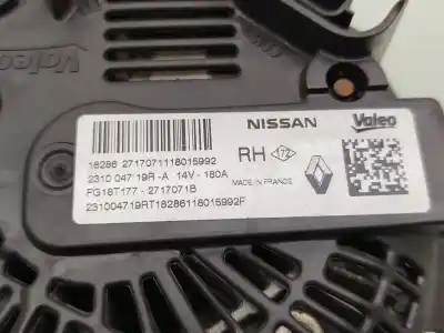 Piesă de schimb auto la mâna a doua alternator pentru renault megane iv sport tourer (k9a/m/n_) 1.5 blue dci 115 (k9a6) referințe oem iam  fg18t177 231004719r