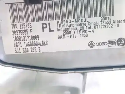 Автозапчасти б/у комплект подушки безопасности за skoda fabia ii (542) 1.4 tdi ссылки oem iam   