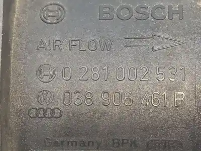 Автозапчастина б/у витратомір повітря для volkswagen caddy iii monospace (2kb, 2kj, 2cb, 2cj) 2.0 ecofuel посилання на oem iam 038906461b 0281002531 