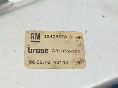 Автозапчастина б/у регулятор скла заднього правого для opel astra k (b16) 1.6 cdti (68) посилання на oem iam 39134106 c31352101 13406678