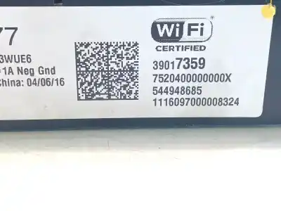Second-hand car spare part electronic module for opel mokka / mokka x (j13) 1.6 cdti 4x4 (_76) oem iam references  44948685 116097000008324 tg10an3wue6 3901753591