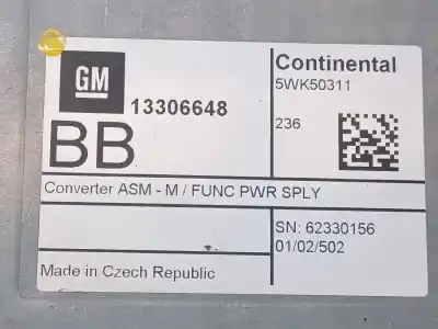 Автозапчастина б/у електронний модуль для opel mokka / mokka x (j13) 1.6 cdti 4x4 (_76) посилання на oem iam  5wk50311 62330156 13306648