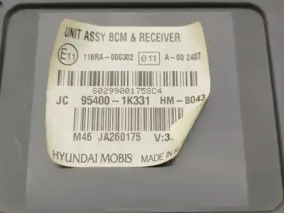 Second-hand car spare part electronic module for hyundai ix20 (jc) 1.4 oem iam references   954001k331