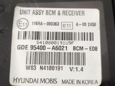 Автозапчастина б/у електронний модуль для hyundai i30 (gd) 1.6 gdi посилання на oem iam 95400a6021  