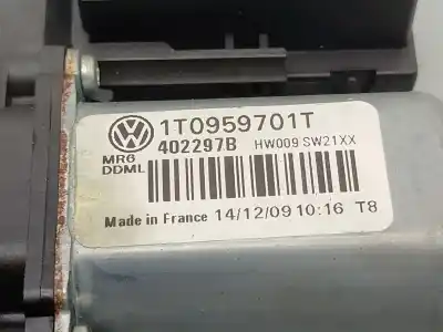 Second-hand car spare part driver left window regulator for volkswagen caddy iii monospace (2kb, 2kj, 2cb, 2cj) 1.9 tdi oem iam references 2k2837729m 1t0959701t 5k0959793 1t0837755l