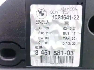 Second-hand car spare part dashboard for bmw x3 (e83) 2.0d oem iam references 62103451581 102464122 6210345158103