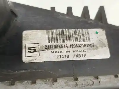 Автозапчастина б/у водяний радіатор для nissan pulsar fastback (c13) 1.2 dig-t посилання на oem iam 21410hx51a  