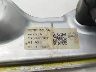 Автозапчастина б/у регулятор склона задній лівий для nissan pulsar fastback (c13) 1.2 dig-t посилання на oem iam 827013zl0a rr3zllh 