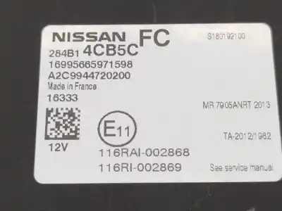 Tweedehands auto-onderdeel elektronische module voor nissan pulsar fastback (c13) 1.2 dig-t oem iam-referenties 284b14cb5c a2c9944720200 a2c32559800 