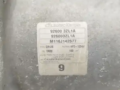 Автозапчастина б/у компресор кондиционера для nissan pulsar fastback (c13) 1.2 dig-t посилання на oem iam 926003zl1a m116j142577 51-1144 