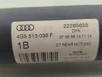 Peça sobressalente para automóvel em segunda mão amortecedor traseiro direito por audi a6 c7 (4g2, 4gc) 3.0 tdi quattro referências oem iam 4g5513035f