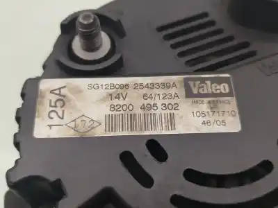 Автозапчастина б/у генератор для opel vivaro a furgón (x83) 1.9 dti (f7) посилання на oem iam  2543339a sg12b096 28-3891 8200495302