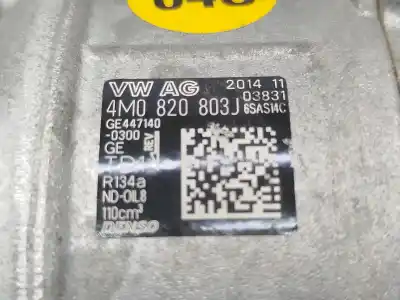 Peça sobressalente para automóvel em segunda mão compressor de ar condicionado a/a a/c por audi a6 c7 (4g2, 4gc) 3.0 tdi quattro referências oem iam 4m0820803l