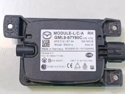 Автозапчастина б/у електронний модуль для mazda 6 ranchera familiar (gj, gl) 2.2 d посилання на oem iam  6pz01216734 gml967y80c