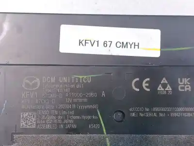 Автозапчастина б/у електронний модуль для mazda cx-5 (kf) 2.0 e-skyactiv g 165 посилання на oem iam  kfv167cmyh 4110002960a kfv167cmod kfv167ck3d