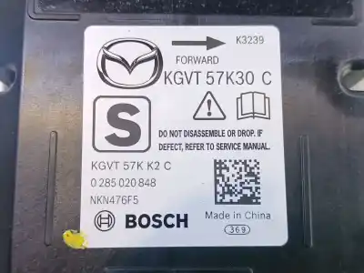 Автозапчастина б/у блок управління подушками безпеки для mazda cx-5 (kf) 2.0 e-skyactiv g 165 посилання на oem iam  0285020848 kgvt57k30c kgvt57kk2c