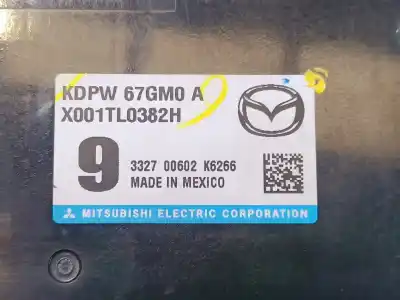 Автозапчастина б/у електронний модуль для mazda cx-5 (kf) 2.0 e-skyactiv g 165 посилання на oem iam  9332700602k62666 x001tl0382h kdpw67gm0a