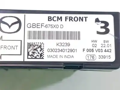 Автозапчастина б/у електронний модуль для mazda cx-5 (kf) 2.0 e-skyactiv g 165 посилання на oem iam  f005v03442 gbef675x0d