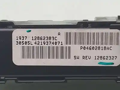 Second-hand car spare part multifunction switch for chrysler sebring berlina 2.0 crd limited oem iam references  12862383c 12862327 p04602818ac