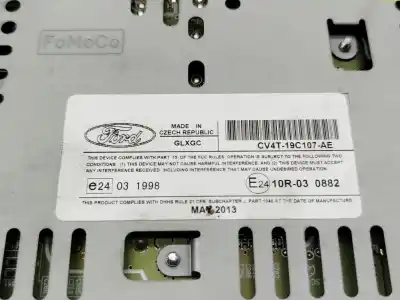 Pezzo di ricambio per auto di seconda mano impianto audio / radio cd per ford kuga ii (dm2) 2.0 tdci riferimenti oem iam   cv4t19c107ae