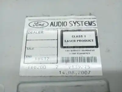 Pezzo di ricambio per auto di seconda mano impianto audio / radio cd per ford focus ii (da_, hcp, dp) 1.8 tdci riferimenti oem iam  tviv139275 7m5t18c815ba