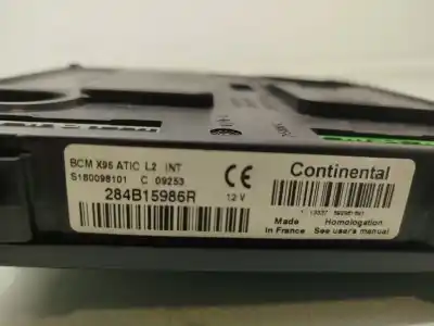 Second-hand car spare part fuse box unit for renault scenic iii dynamique oem iam references  s180098101 284b15986r