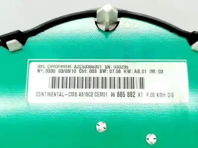 Peça sobressalente para automóvel em segunda mão quadrante por citroen c3 ii (sc_) 1.6 hdi referências oem iam  a2c53385740 96665882xt
