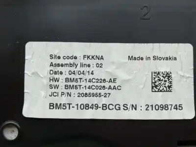 Peça sobressalente para automóvel em segunda mão quadrante por ford focus iii 1.6 tdci referências oem iam  2085955 bm5t10849bcg