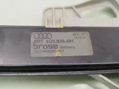 Peça sobressalente para automóvel em segunda mão elevador de vidros traseiro esquerdo por audi a6 c7 (4g2, 4gc) 3.0 tdi quattro referências oem iam 4g0839461