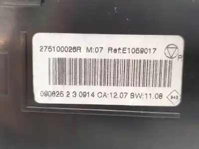 Gebrauchtes Autoersatzteil klimakontrolle zum renault scenic iii dynamique oem-iam-referenzen   275100026r