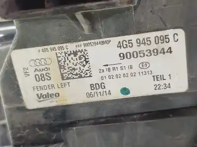 Peça sobressalente para automóvel em segunda mão farolim traseiro esquerdo por audi a6 c7 (4g2, 4gc) 3.0 tdi quattro referências oem iam 4g5945095c