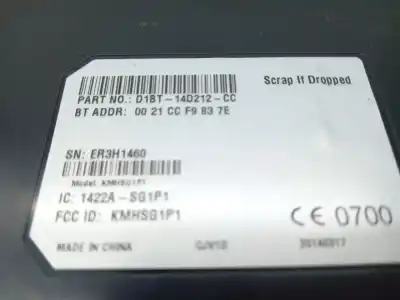 Second-hand car spare part electronic module for ford focus iii 1.6 tdci oem iam references  0021ccf9837e d1bt14d212cc