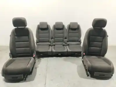 Peça sobressalente para automóvel em segunda mão conjunto de bancos por volkswagen touran (1t3) 2.0 tdi referências oem iam 