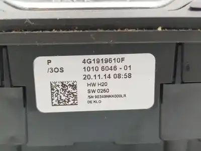 Peça sobressalente para automóvel em segunda mão comandos de alavanca por audi a6 c7 (4g2, 4gc) 3.0 tdi quattro referências oem iam 4g1919610f