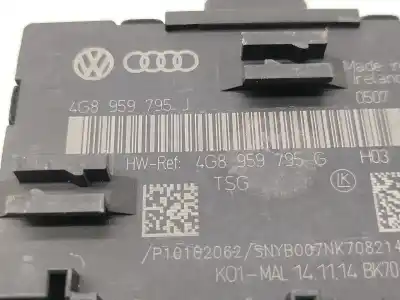 Peça sobressalente para automóvel em segunda mão módulo eletrônico por audi a6 c7 (4g2, 4gc) 3.0 tdi quattro referências oem iam 4g8959795j