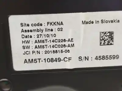 Second-hand car spare part dashboard for ford grand c-max titanium oem iam references   am5t10849cf