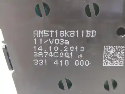 Second-hand car spare part audio system / radio cd for ford grand c-max titanium oem iam references  331410000 am5t18k811bd