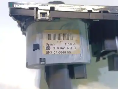 Second-hand car spare part headlights switch for skoda superb ii ranchera familiar (3t5) 2.0 tdi oem iam references  bk704064605 3t0o41431b