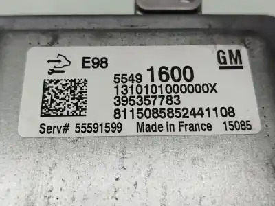 Автозапчастина б/у ебу контролер двигуна для opel astra j lim. selective посилання на oem iam  395357783 55491600