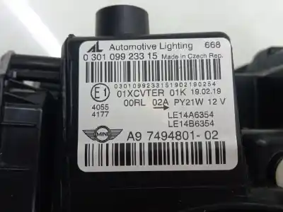 Автозапчастина б/у ліва фара для mini mini countryman (f60) cooper se all4 посилання на oem iam   