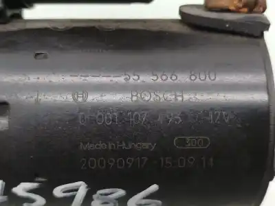 Pezzo di ricambio per auto di seconda mano motorino di avviamento per opel corsa d (s07) 1.2 (l08, l68) riferimenti oem iam  0001107493 55566800