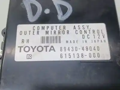 Автозапчасти б/у электронный модуль за lexus rx (_u3_) 400h (mhu38_) ссылки oem iam  615138000 8943048040