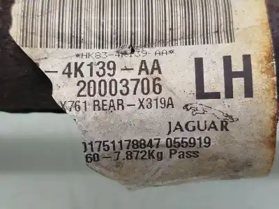 Second-hand car spare part rear left transmission for jaguar f-pace (x761) 3.0 sdv6 awd oem iam references   hk834k139aa