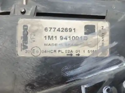 Автозапчастина б/у ліва фара для seat toledo ii (1m2) 1.9 tdi посилання на oem iam 1m1941015 67742691 1m1941001d